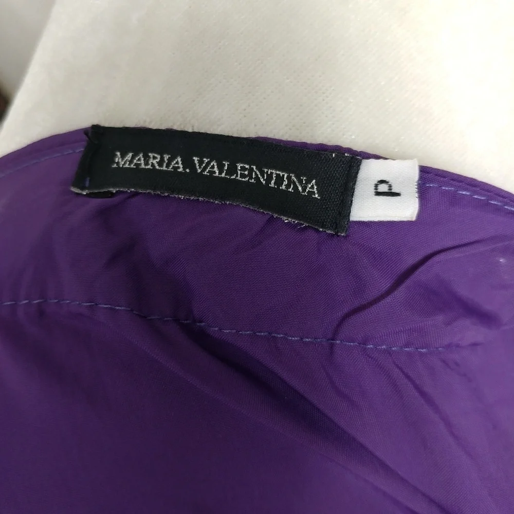 Maria Valentina purple sleeveless dress small - Picture 3 of 7